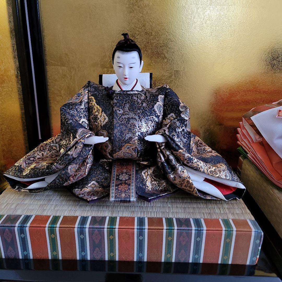 美品 久月雛人形 泰山作十番親王飾り(人形 親王台)