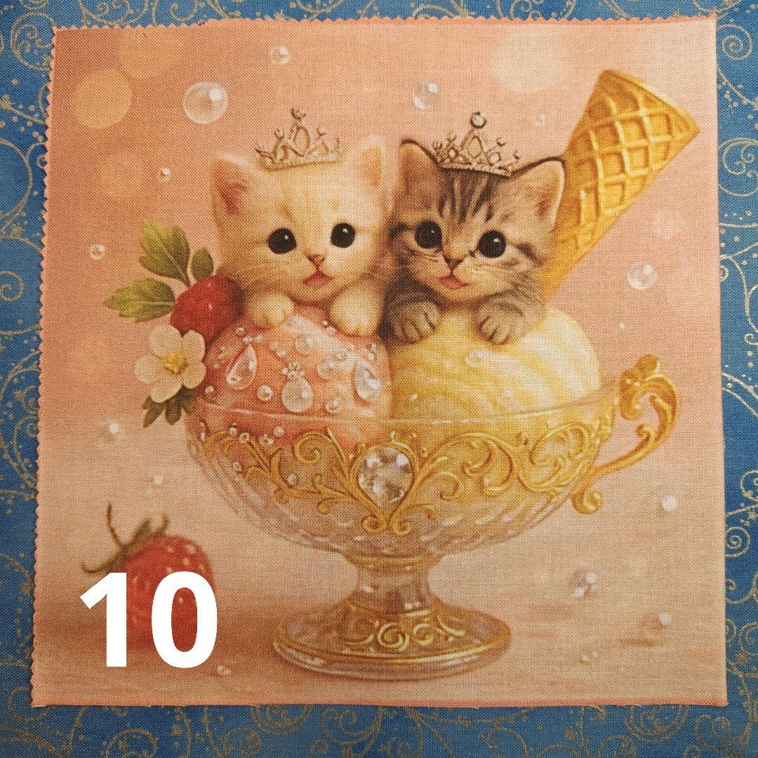オーダーページ　ハンカチ　ねこちゃん柄ハンドメイド　3/11 再販