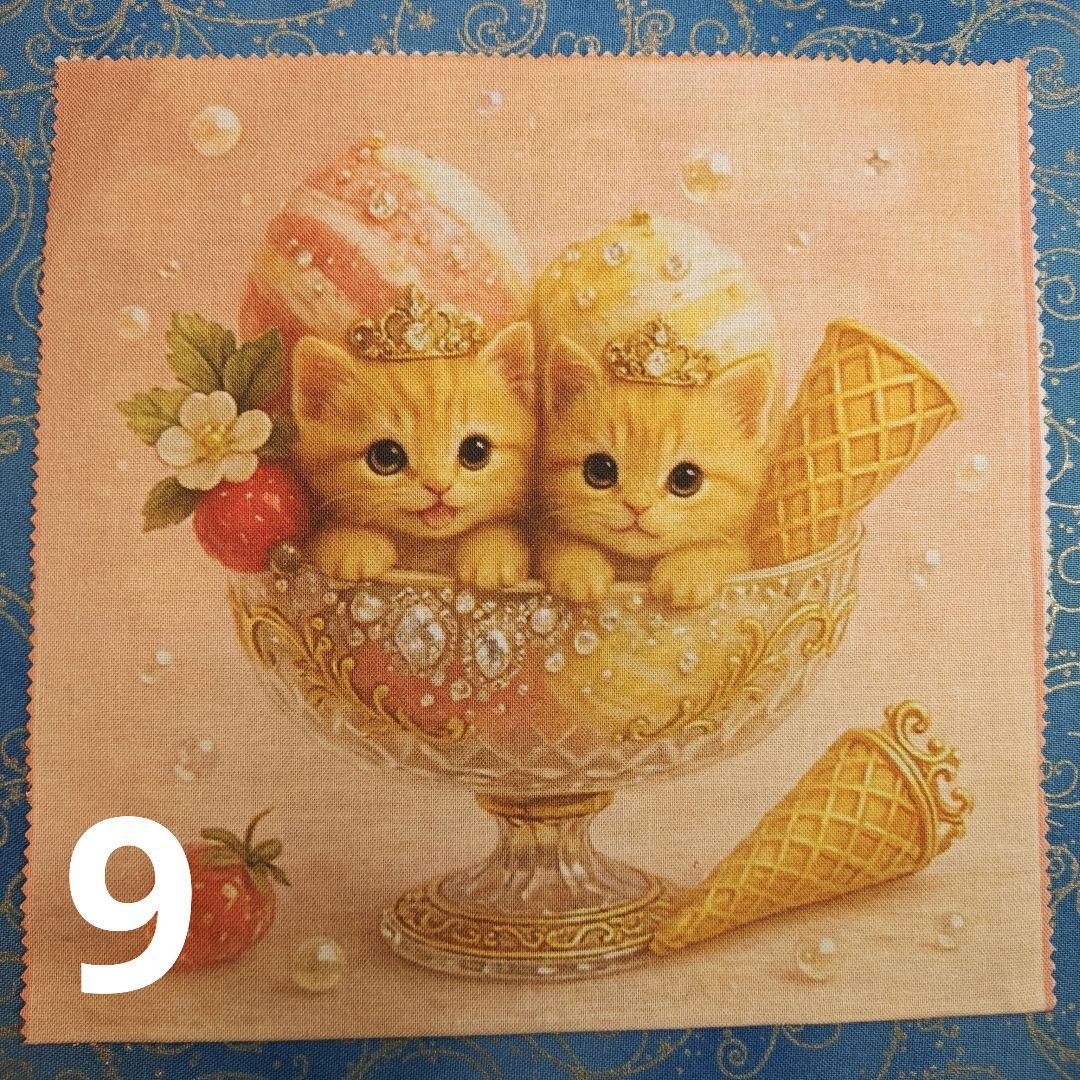 オーダーページ　ハンカチ　ねこちゃん柄ハンドメイド　3/11 再販