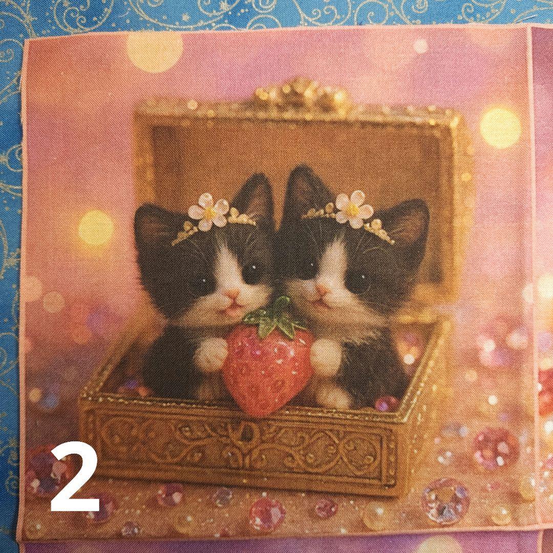 オーダーページ　ハンカチ　ねこちゃん柄ハンドメイド　3/11 再販