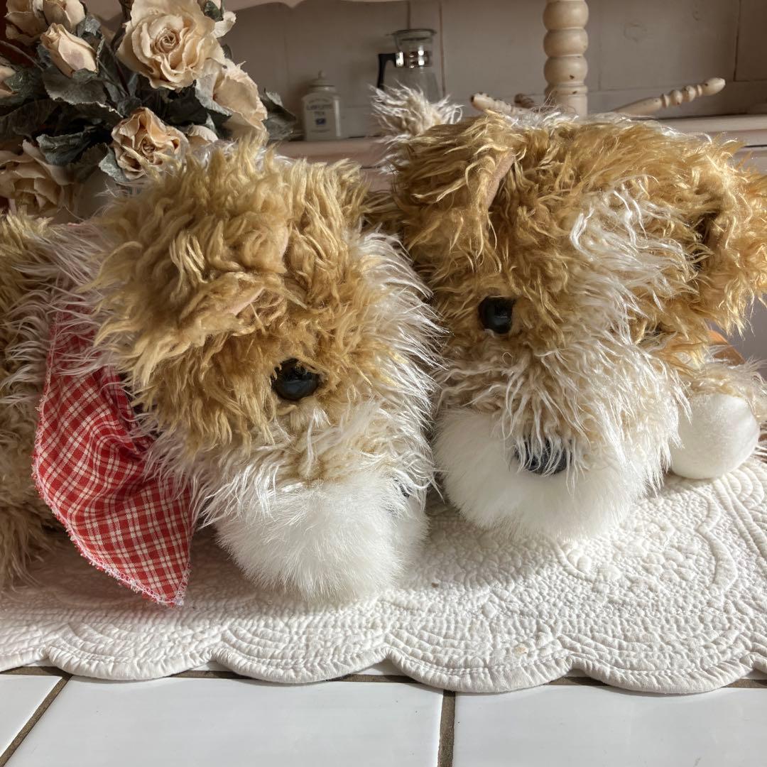 犬　ヨークシャテリア　2匹セット ぬいぐるみペア