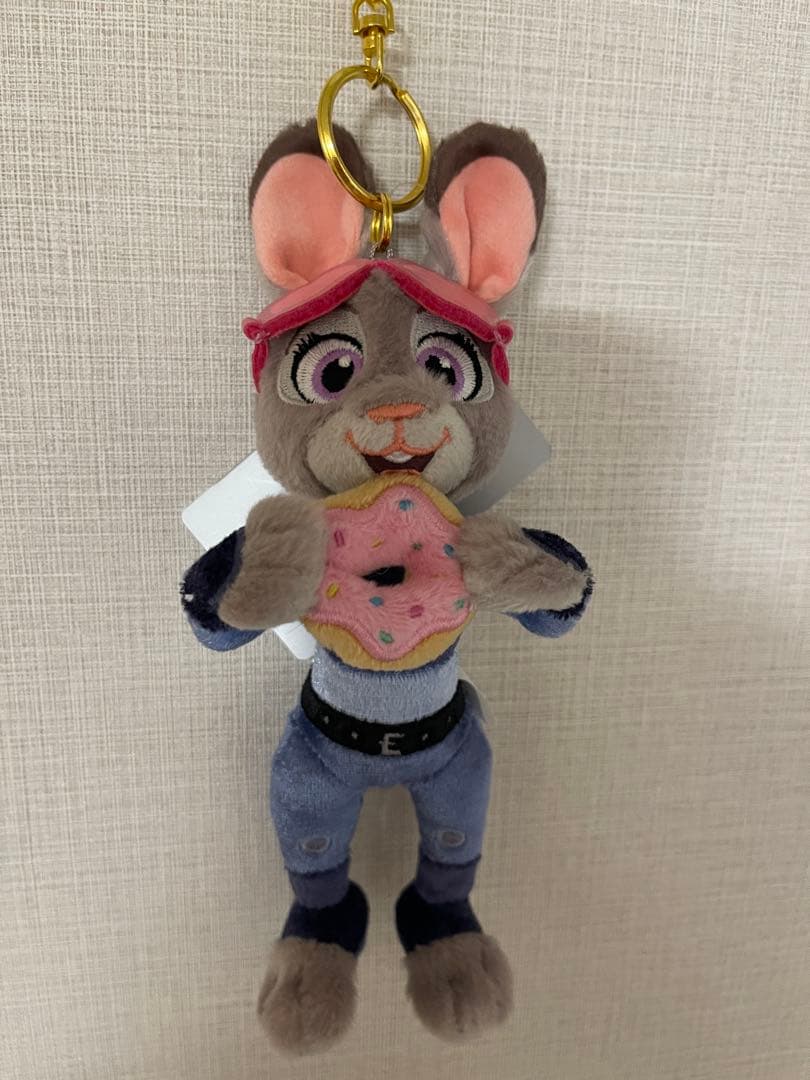 ディズニーストア ズートピアぬいぐるみキーホルダー10周年記念 ニック ジュディ