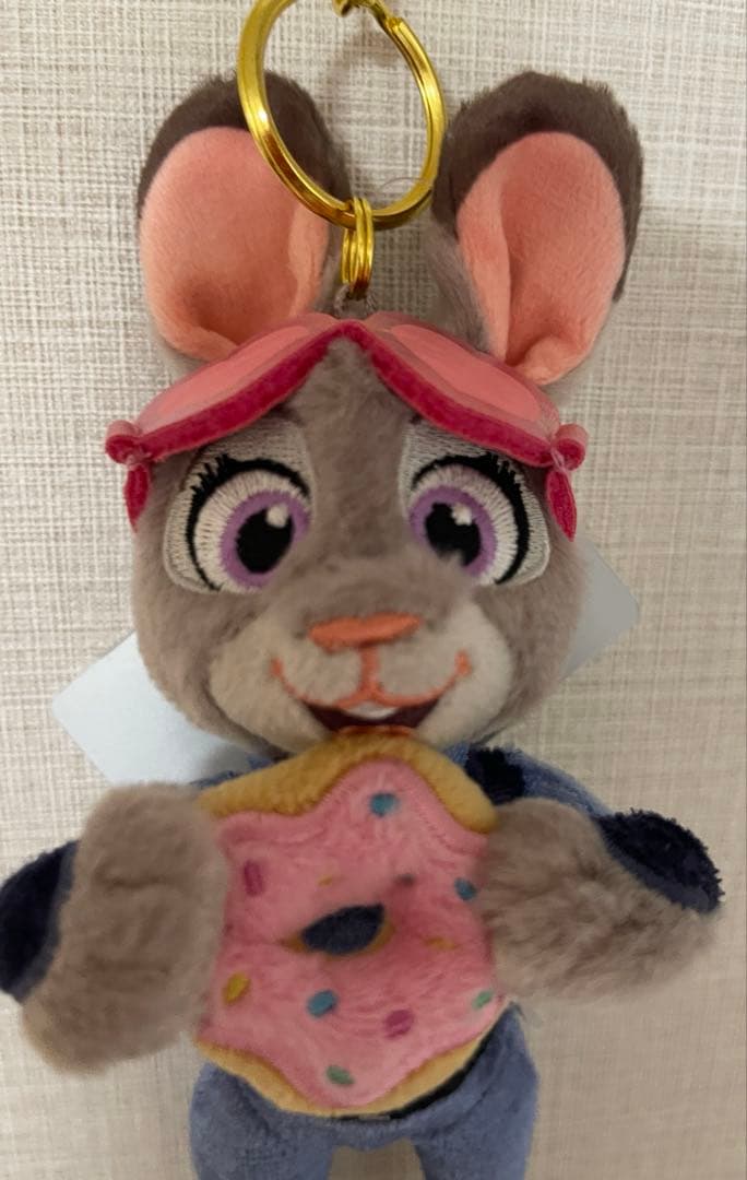 ディズニーストア ズートピアぬいぐるみキーホルダー10周年記念 ニック ジュディ