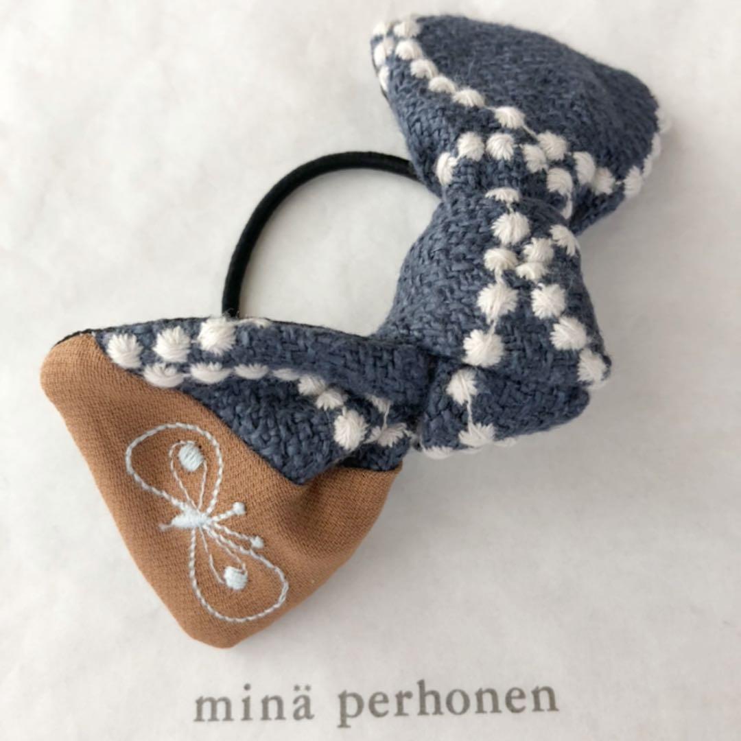 NO.231 ハンドメイド  ミナペルホネン  choucho ヘアゴム