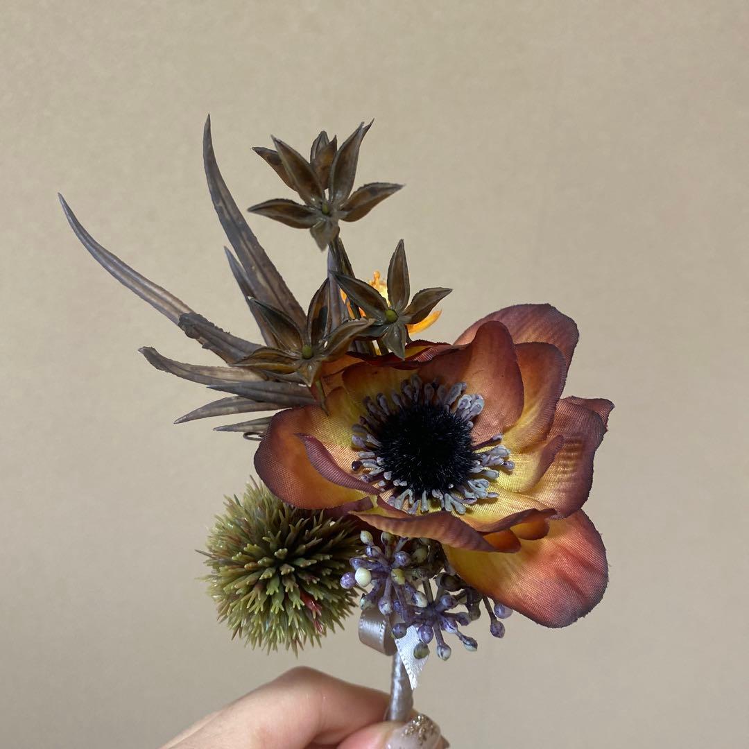 【価格変更】ハンドメイド　ブーケ＆ブートニア