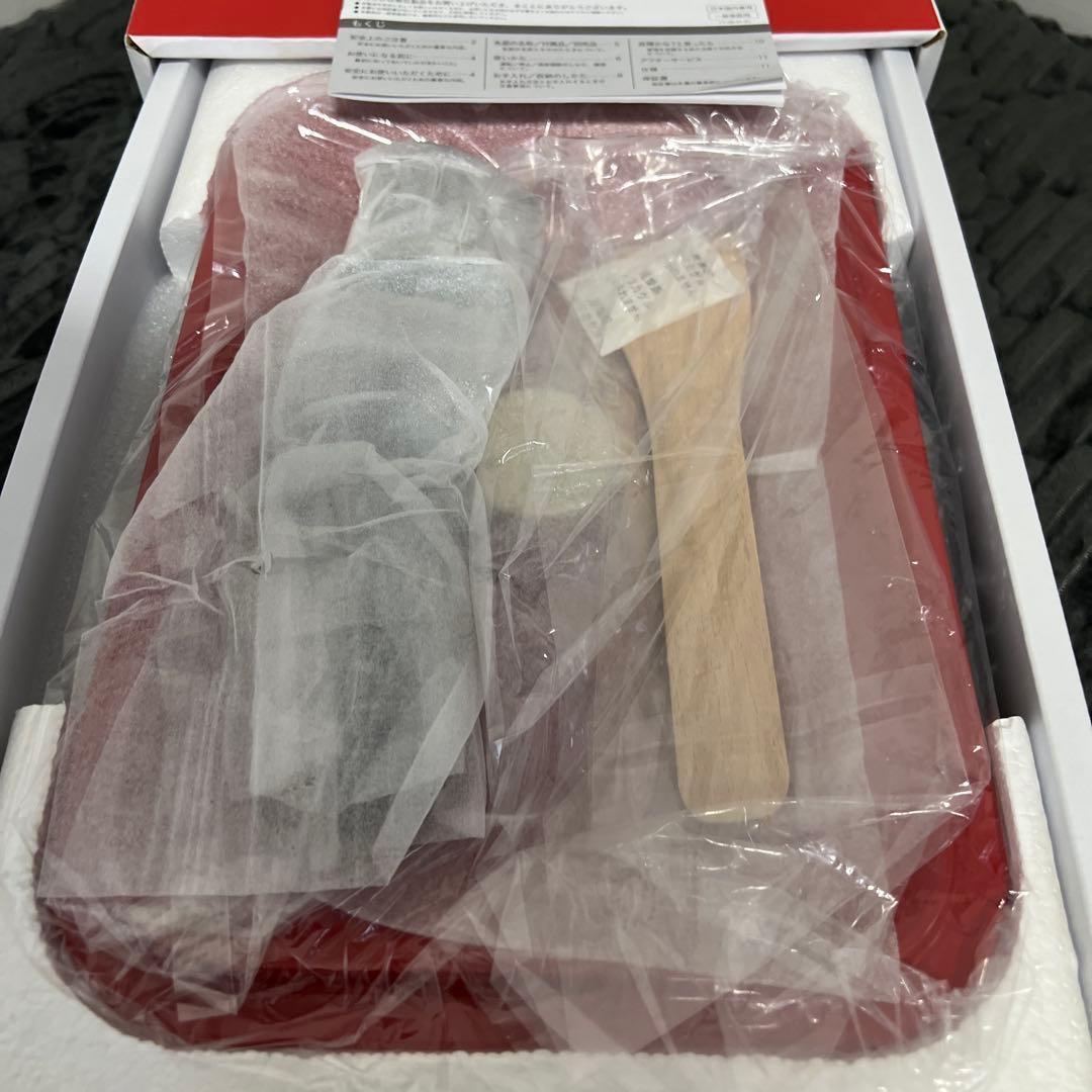 【新品未使用】ブルーノ BRUNO コンパクトホットプレート レッド 赤