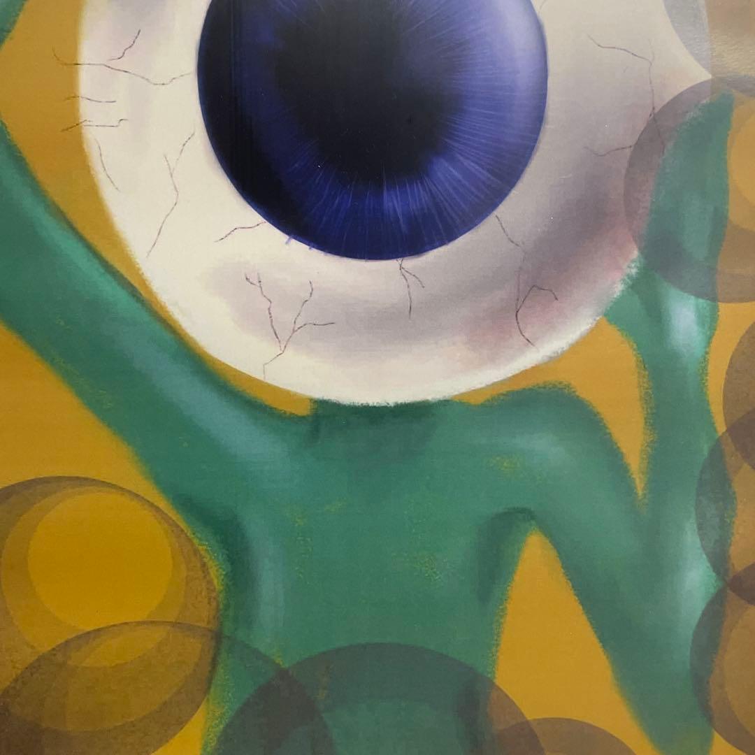 目のアート　シルバーフレーム