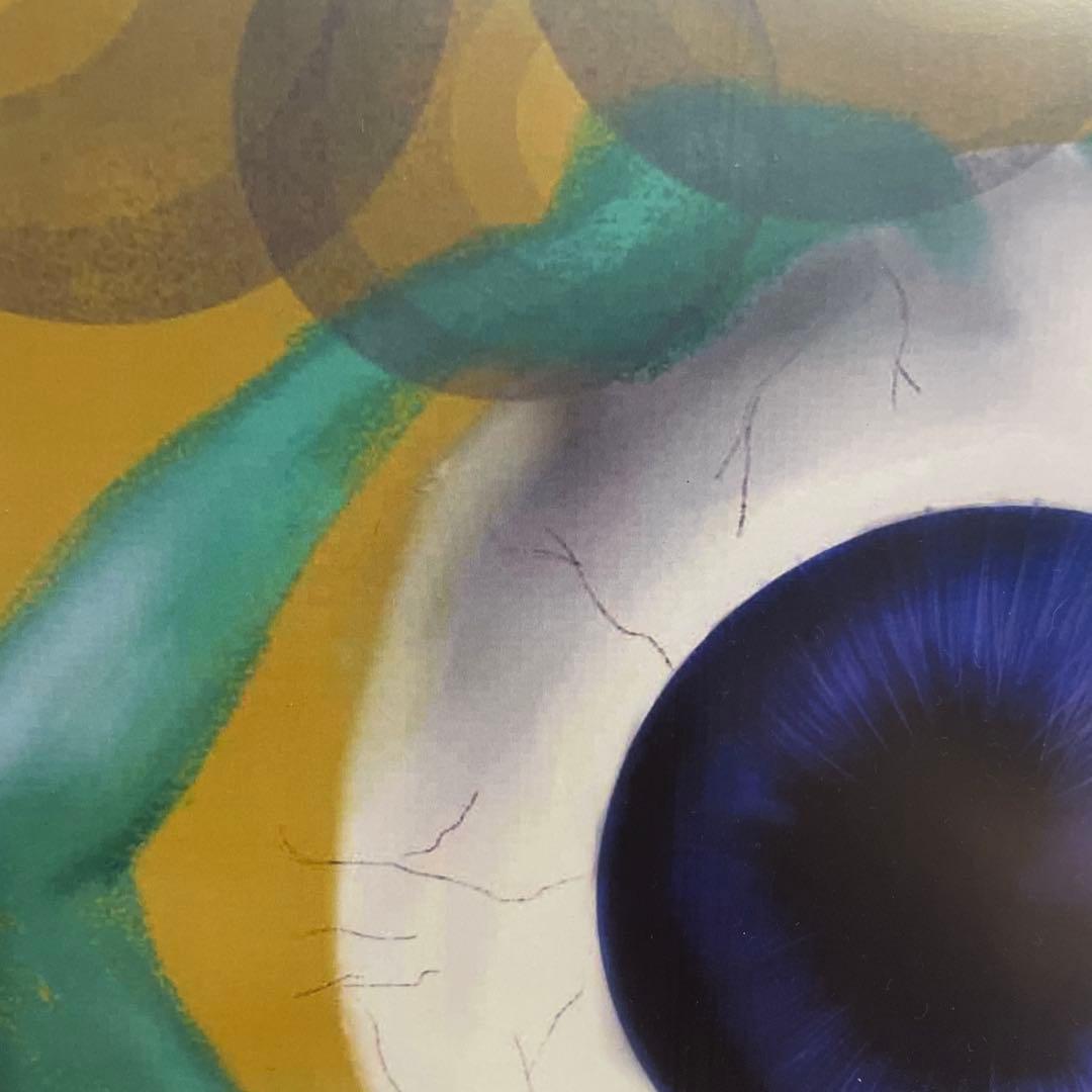 目のアート　シルバーフレーム