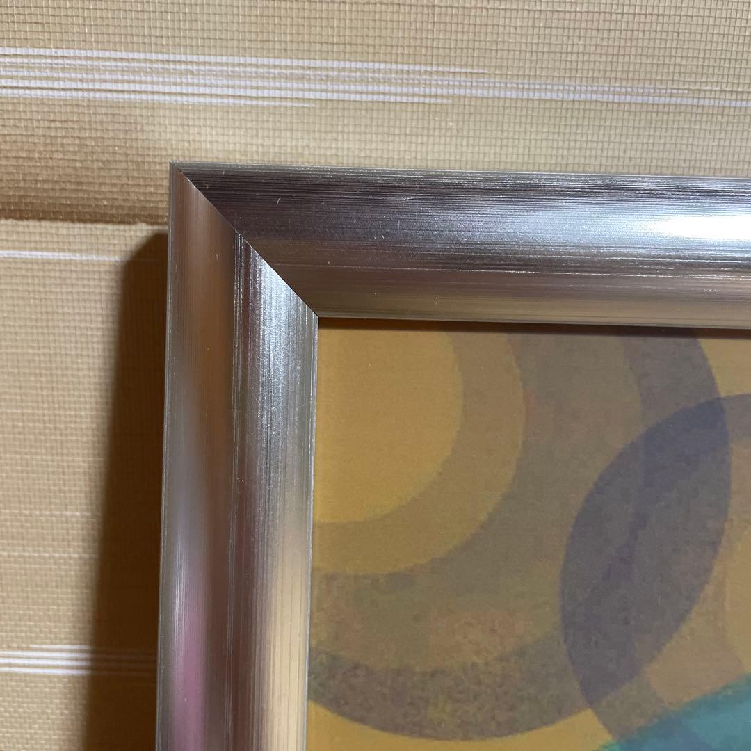 目のアート　シルバーフレーム