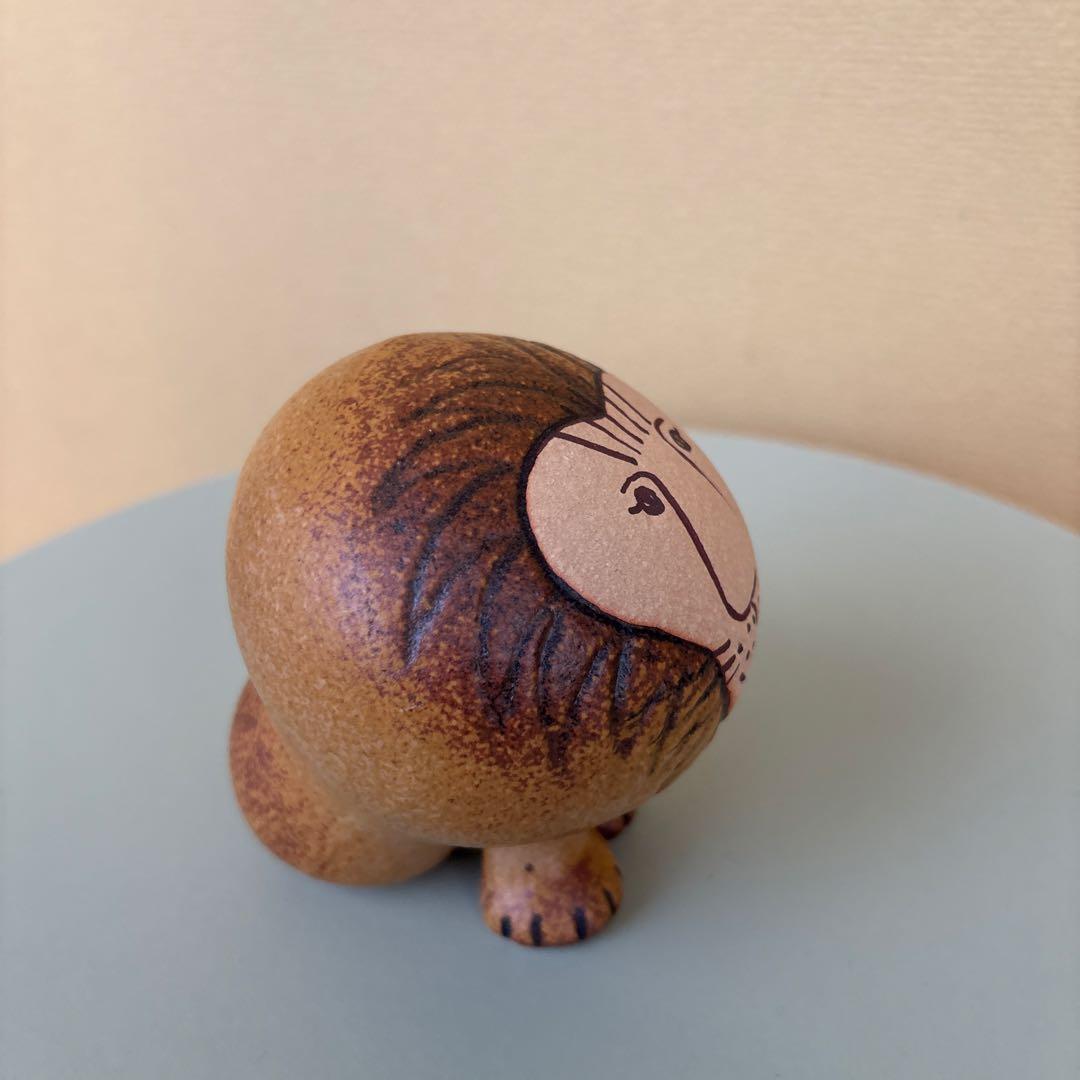 【美品】Lisa Larson リサラーソン ライオン 大 中小セット 置物