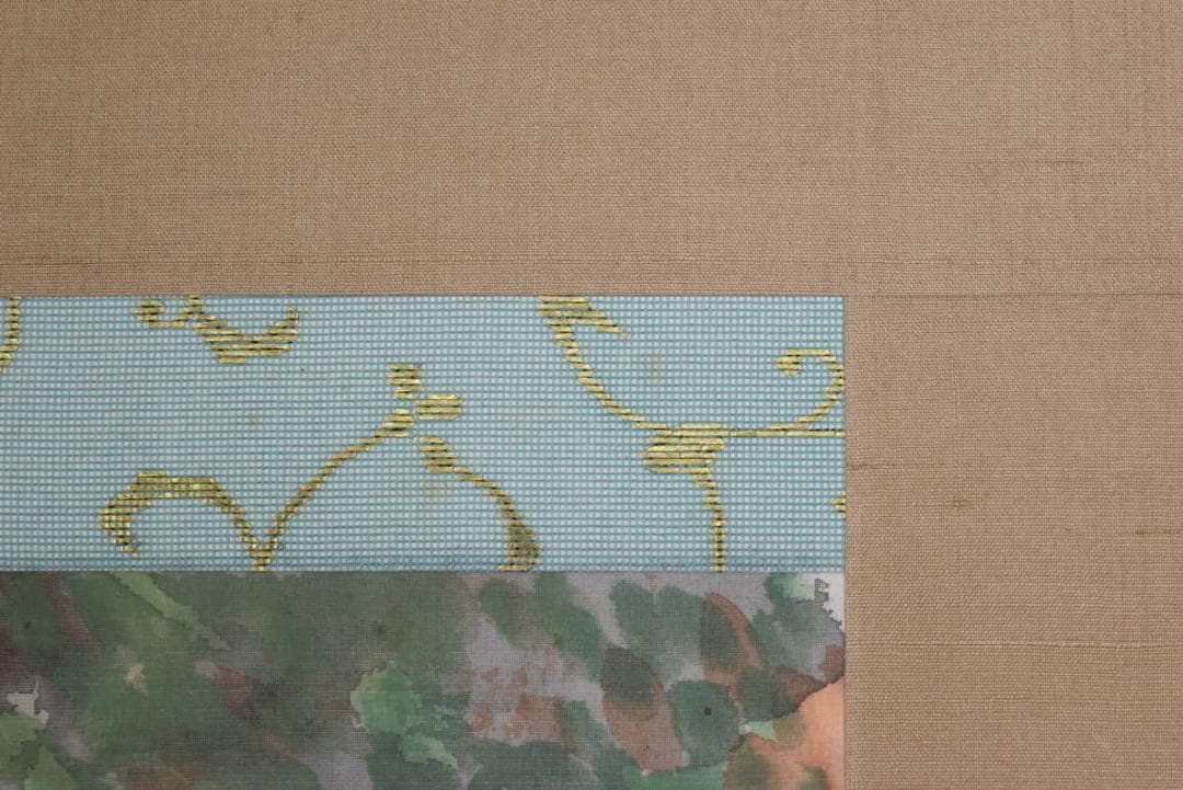 【真作】町永三郎/秋色箕面滝/掛軸☆宝船☆AA-955