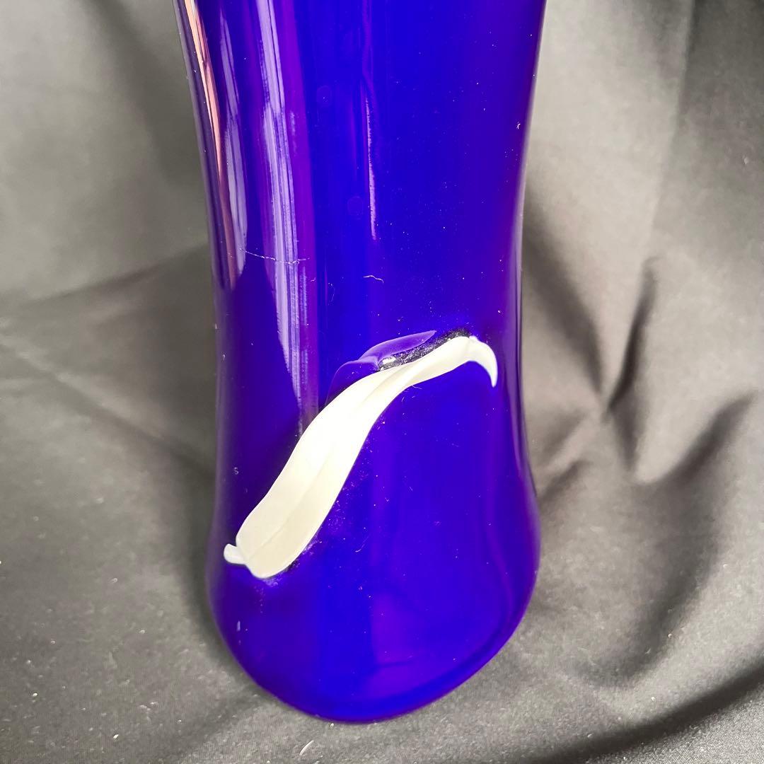 深川製磁 東風瑠璃花生 花瓶EIKO 深川恵以子