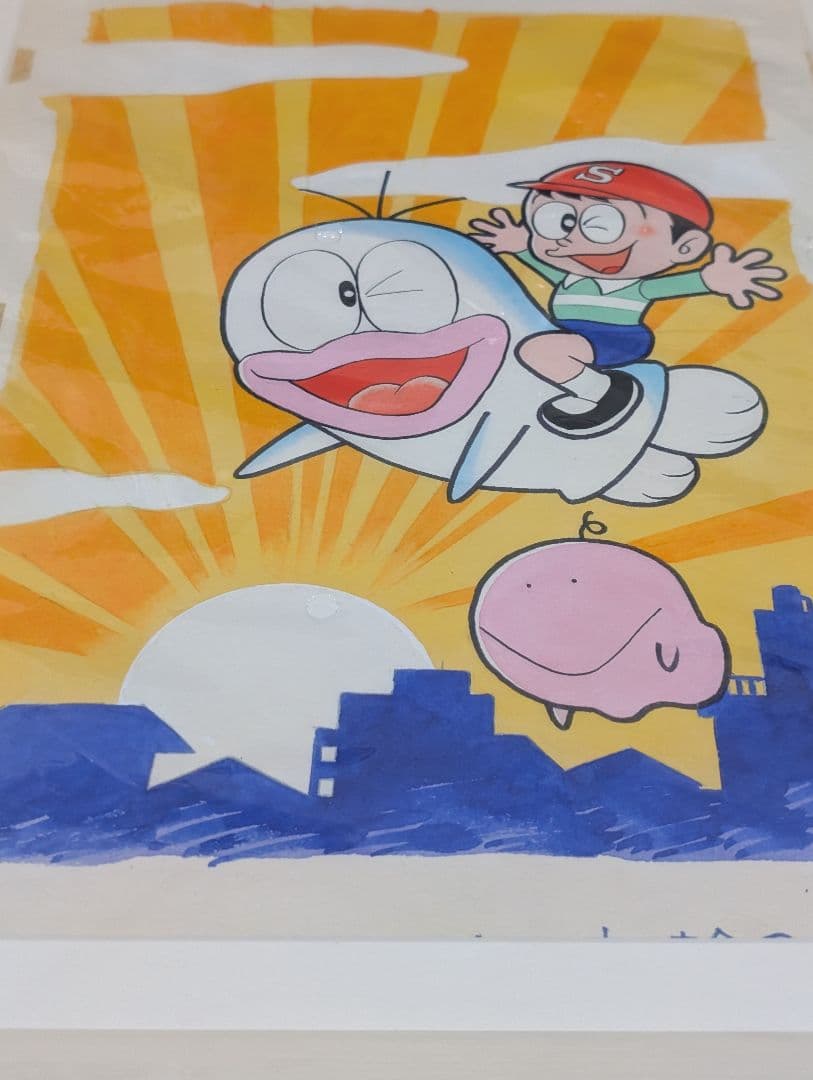 激レア　複製原画　新オバケのQ太郎　シリアル一桁　藤子ミュージアム限定