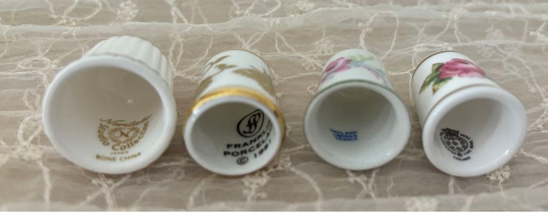 世界の名窯のシンブルコレクションWGPH シンブル　指貫　リヤドロ　オオクラ　他