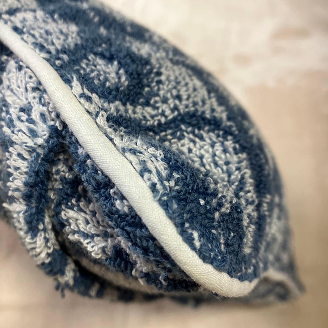 Diorクリスチャンディオール クッションカバートロッター柄ネイビー レア