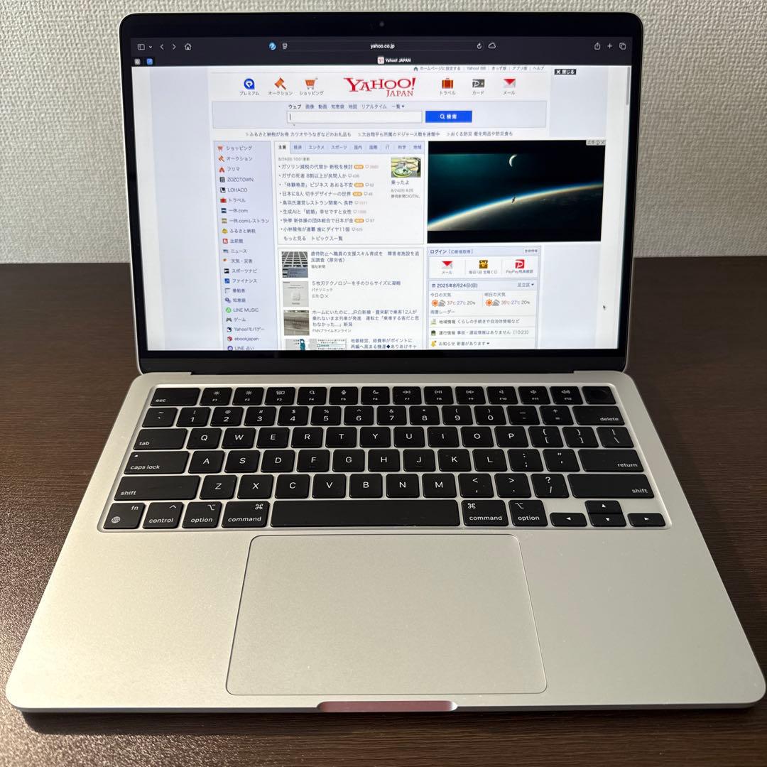 MacBook Air 13インチM3 8GB/256GB/USキーボード