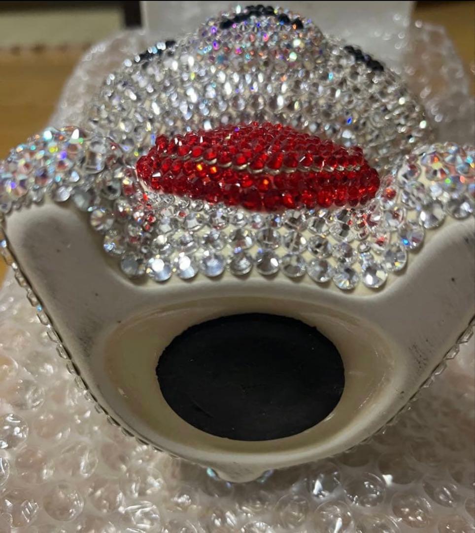 ラインストーンハンドメイドリラックマ貯金箱