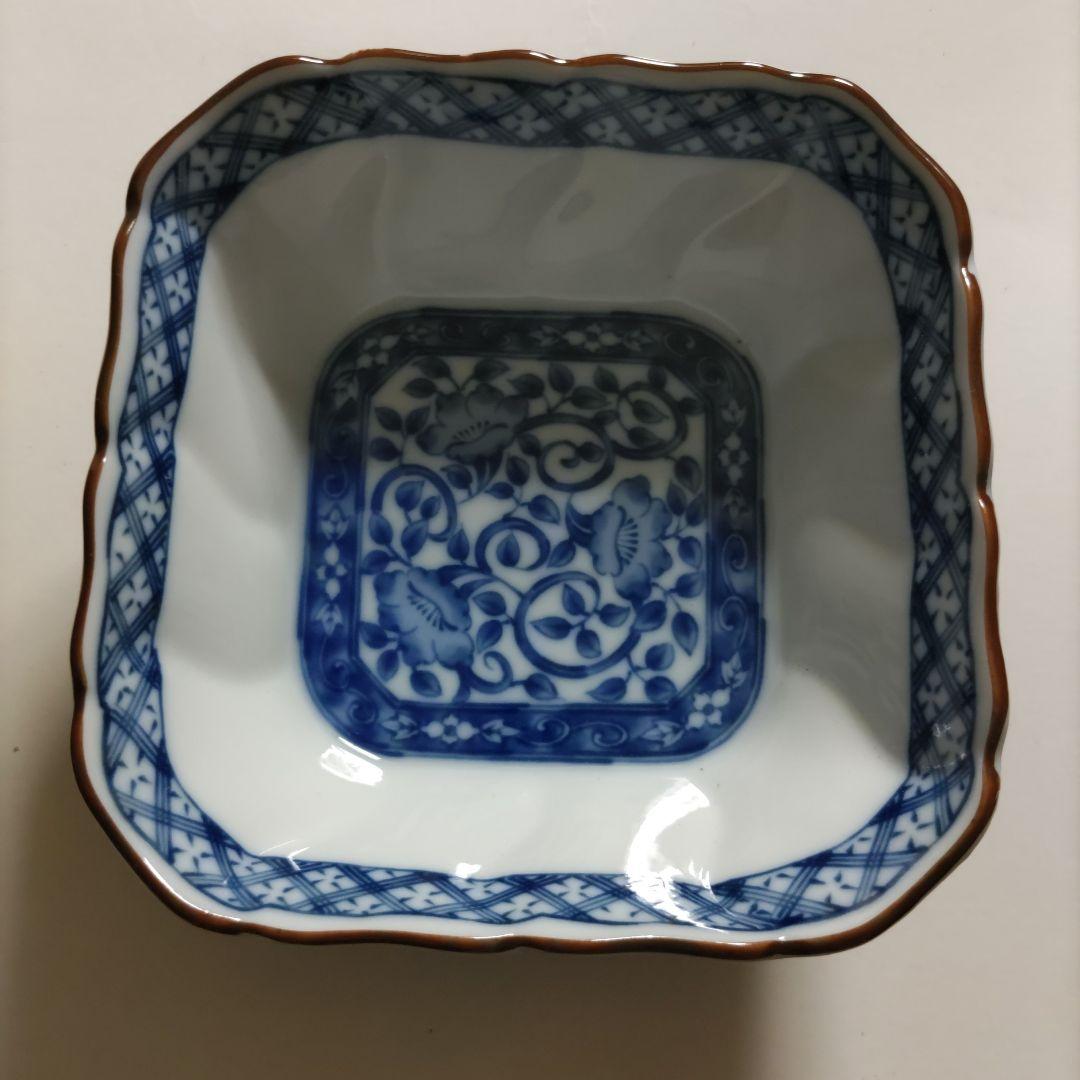 美濃焼・龍峯☆楕円大皿2枚セット　ねじり祥瑞　オードブル皿染付