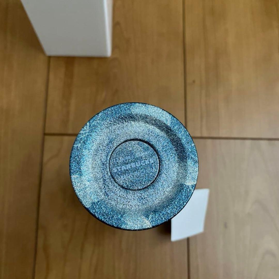 こ*も様 スターバックス SAKURA2025 グリッターナイトブルー　355m