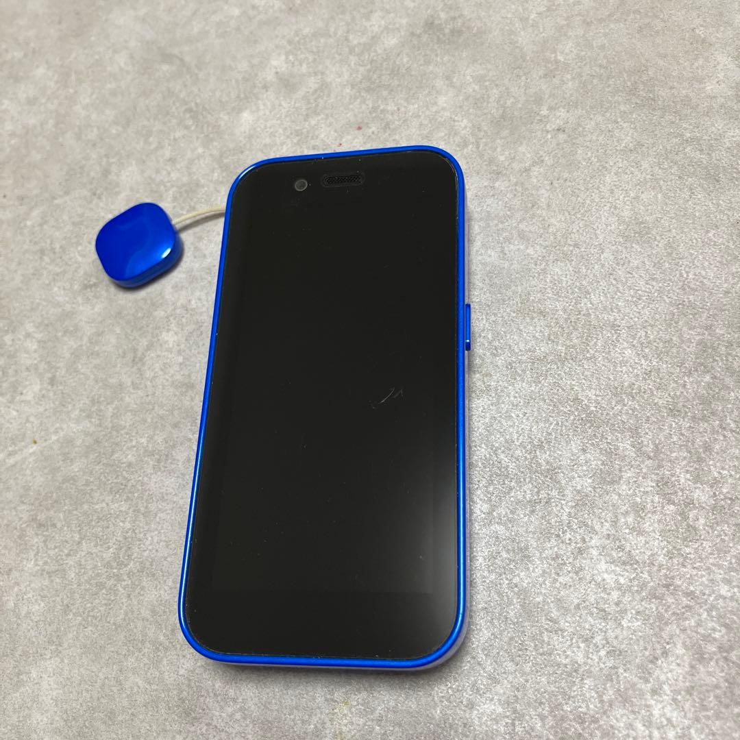 キッズフォン3 本体　ソフトバンク　青　キッズ携帯　箱　説明書　ケース