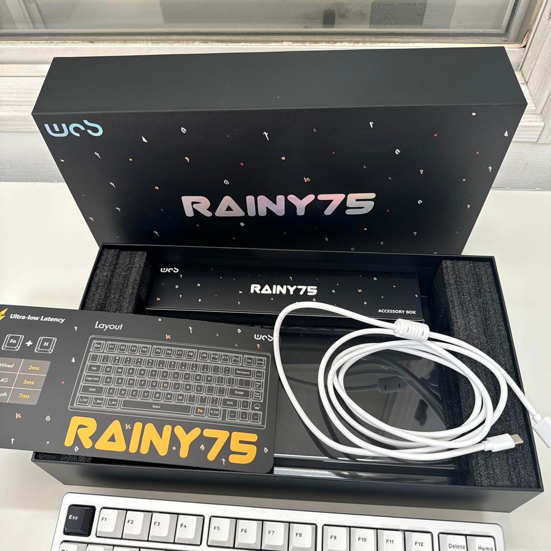 WOBKEY Rainy 75キーボード【Proモデル/シルバー】ほぼ新品同様