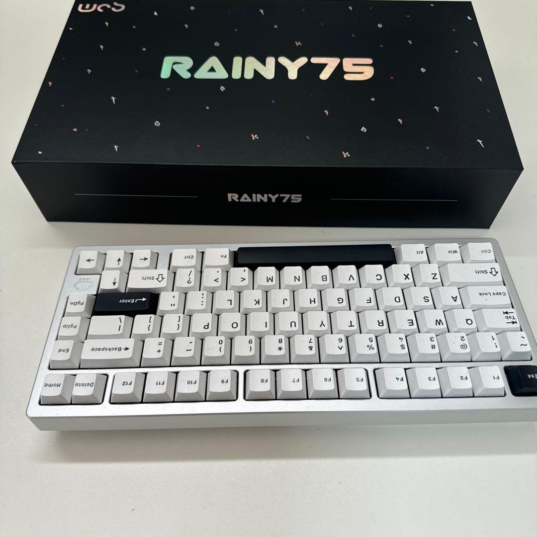 WOBKEY Rainy 75キーボード【Proモデル/シルバー】ほぼ新品同様