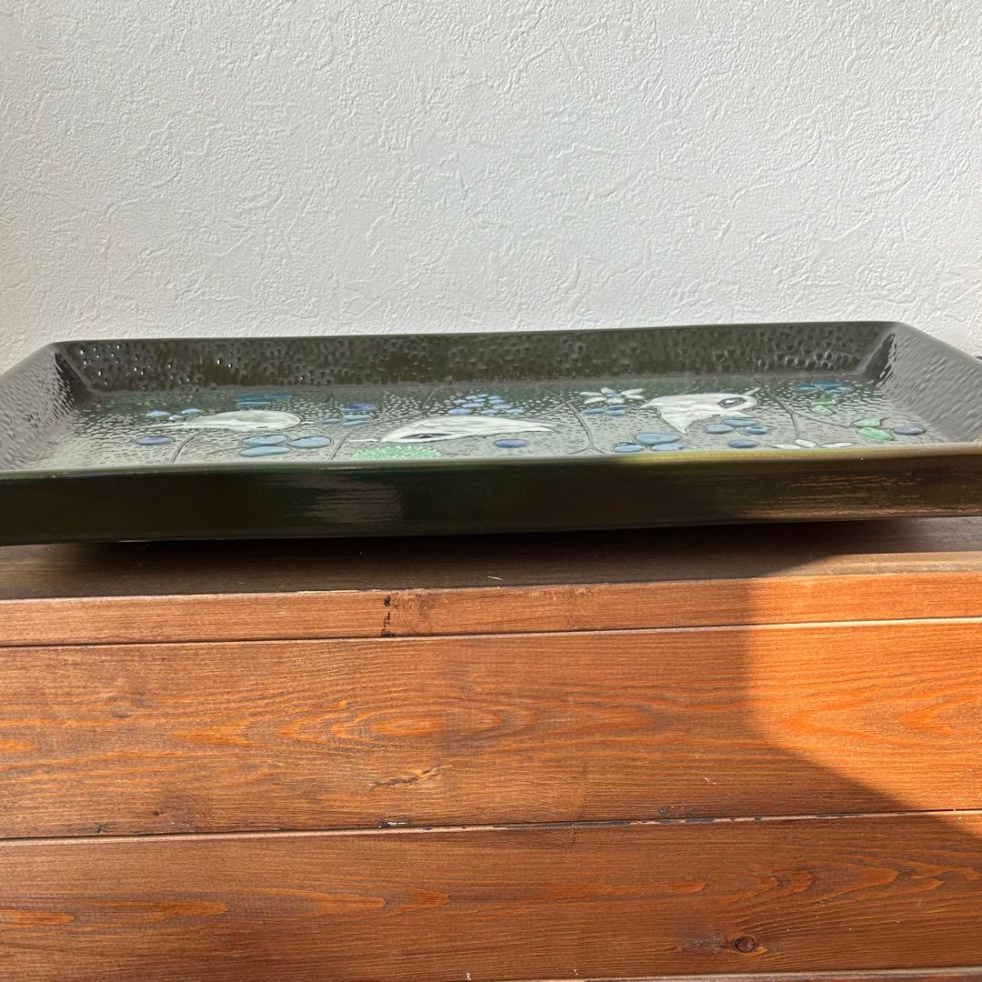 ロールストランド　シルヴィア・レウショヴィウス 鳥の陶板 1970年代　42cm