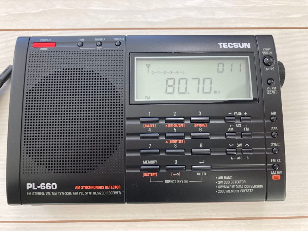 TECSUN PL-660 ラジオ