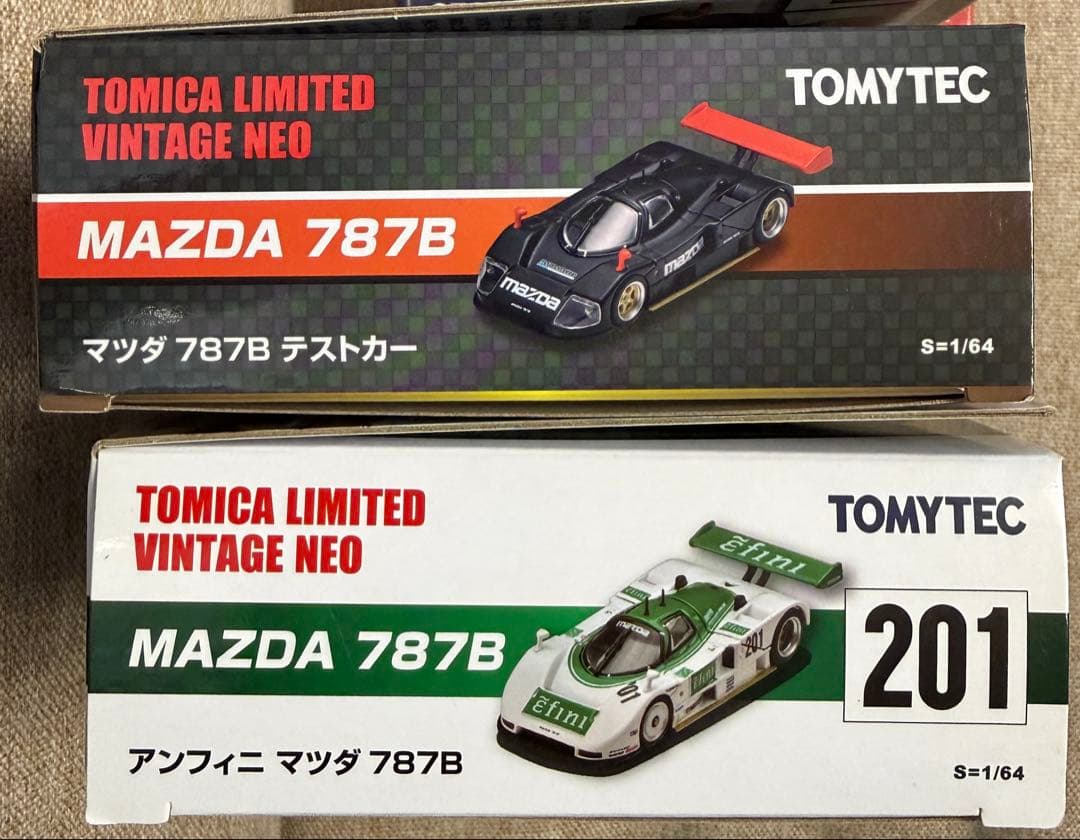 エ*ー様 TOMICA MAZDA 787B テストカー 、アンフィニーマツダ