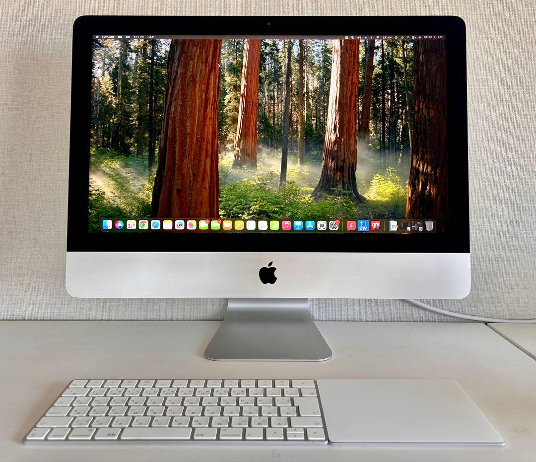 【トラックパッド/キーボード付】iMac 2019 4K 21.5 SSD256