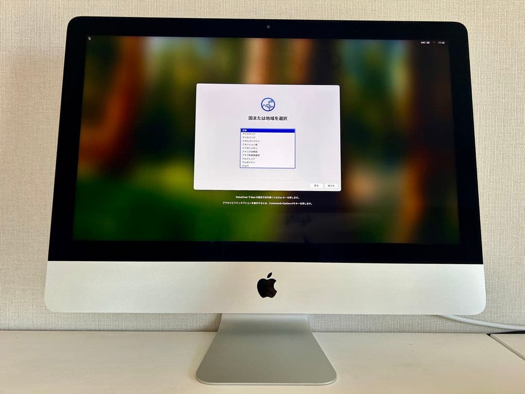 【トラックパッド/キーボード付】iMac 2019 4K 21.5 SSD256