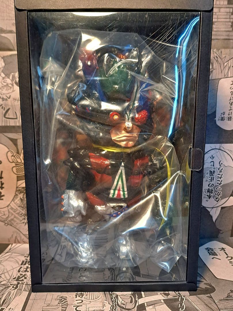 ミライロウマンドウ　サケビの甥　八期　２号　ソフビ　仮面ライダー　ライダーマン