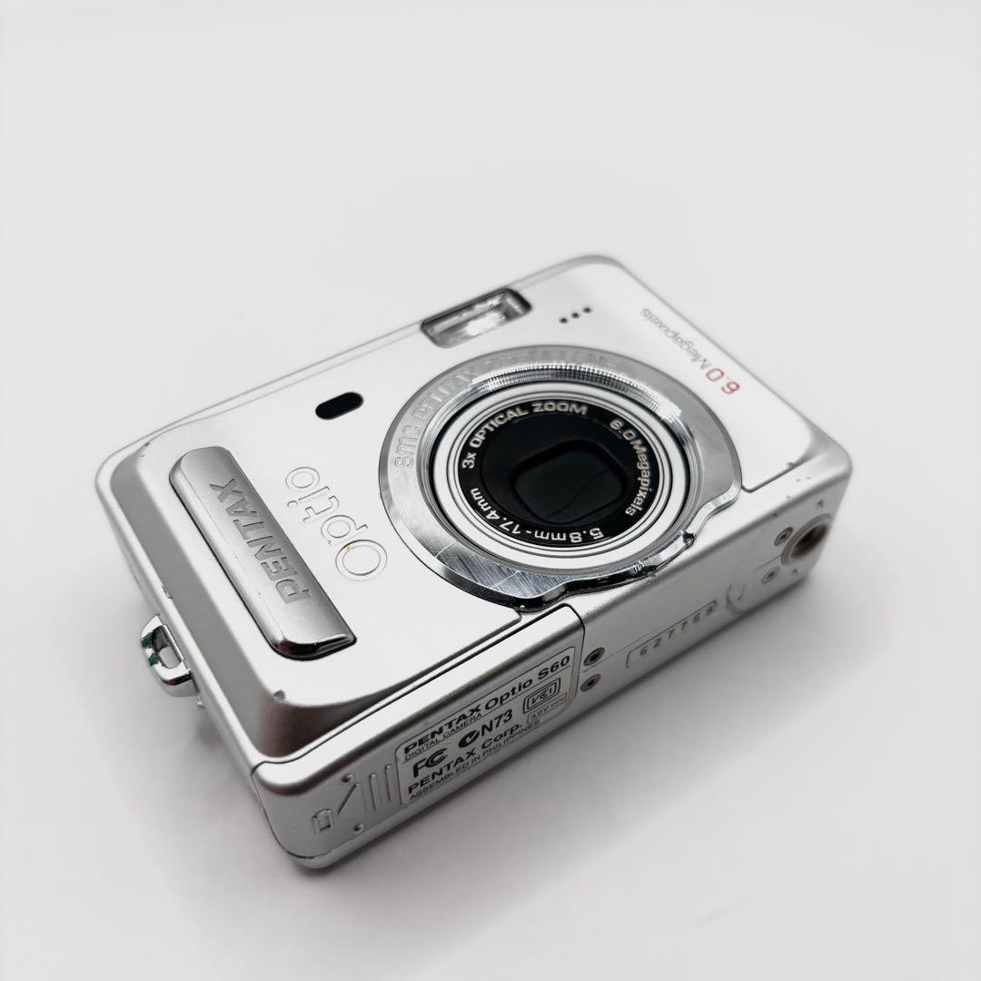 【週末限定値下げ】 PENTAX Optio S60 デジタルカメラ 単三電池