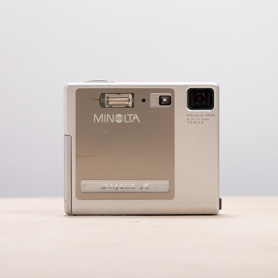 【スマホ転送OK】MINOLTA DIMAGE X シルバー 動作確認済み