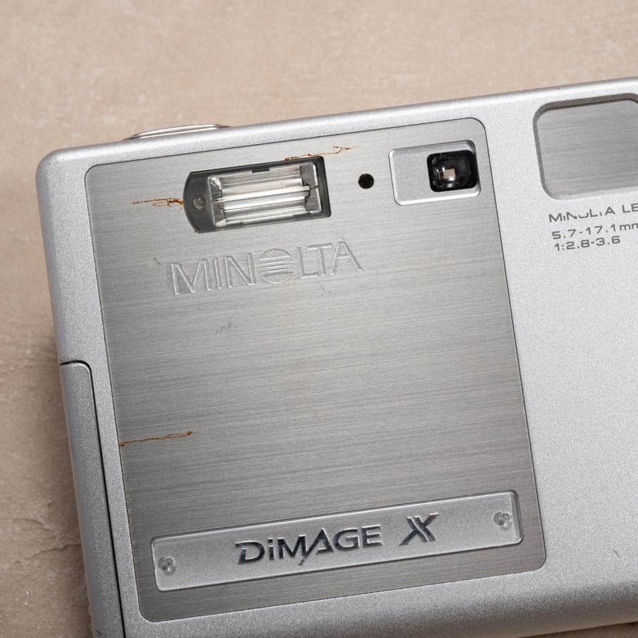 【スマホ転送OK】MINOLTA DIMAGE X シルバー 動作確認済み
