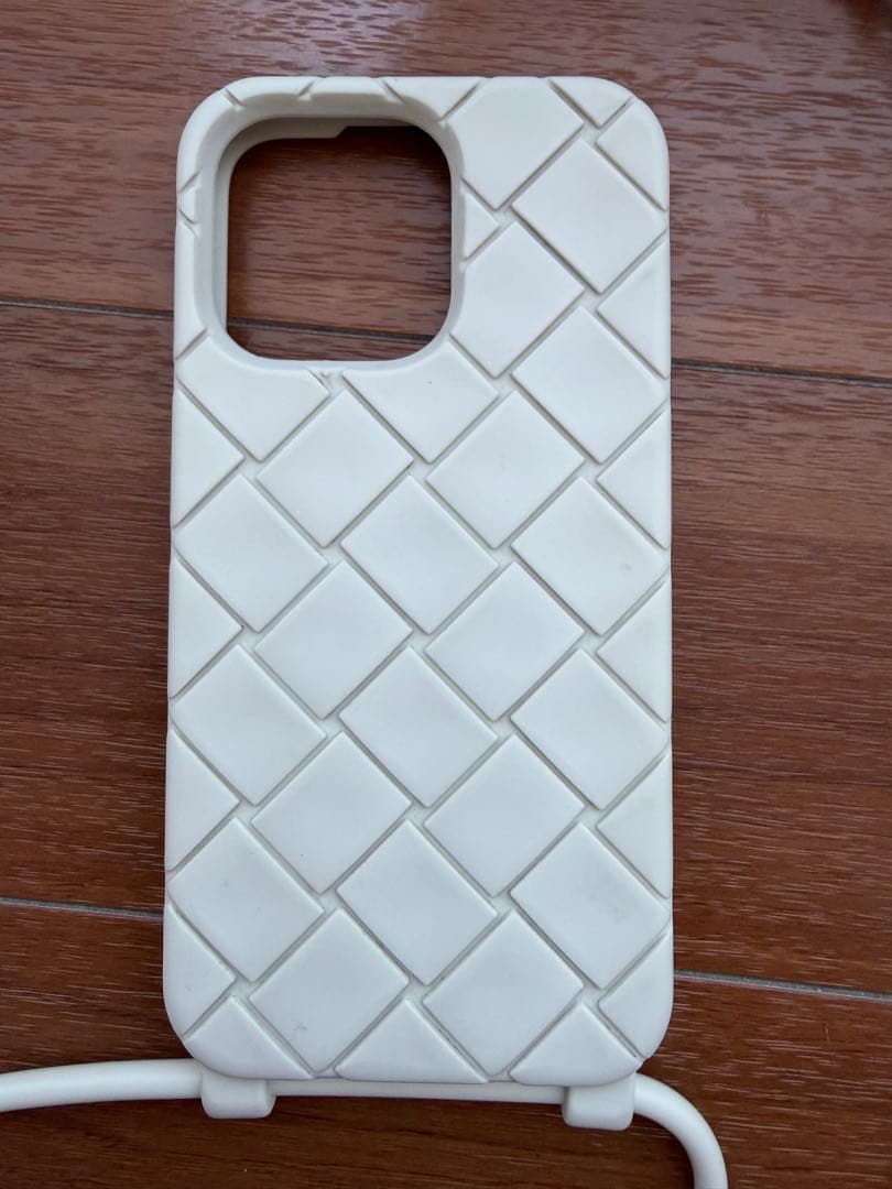 最終お値下げ！BOTTEGA VENETA ホワイト iPhoneケース