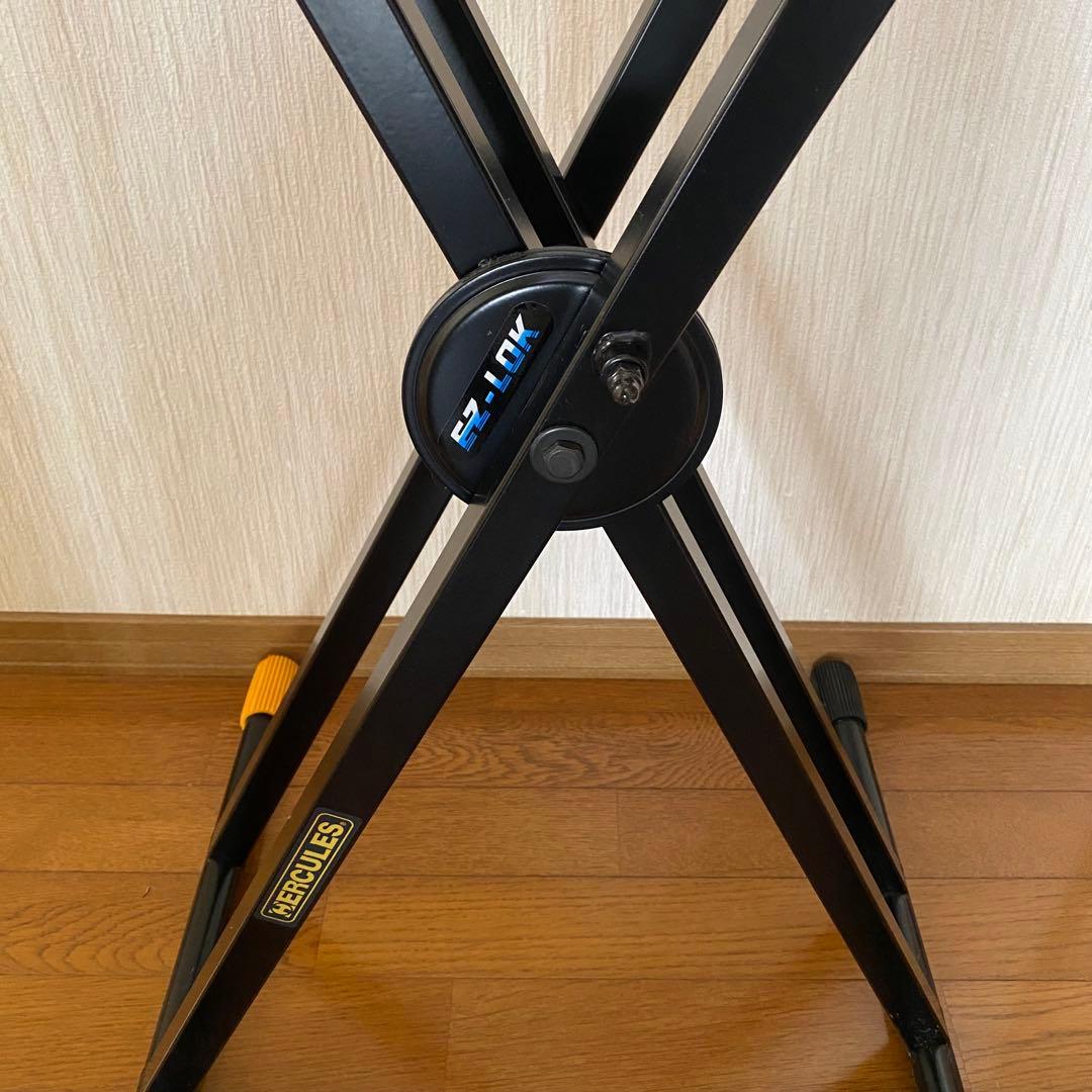 HERCULES STANDS キーボードスタンド X型 サポートアーム付属