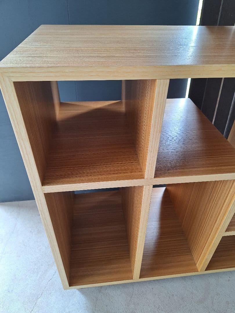 display cabinet ディスプレイキャビネット アッシュ材 タモ