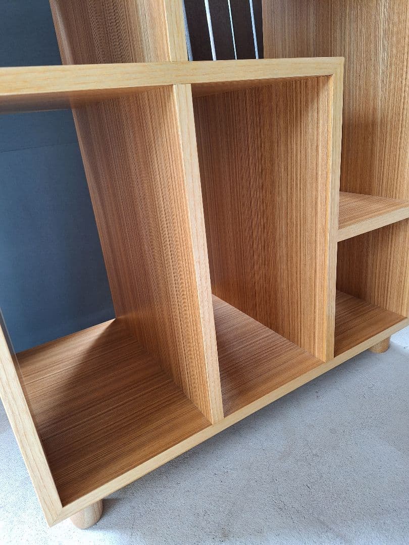 display cabinet ディスプレイキャビネット アッシュ材 タモ