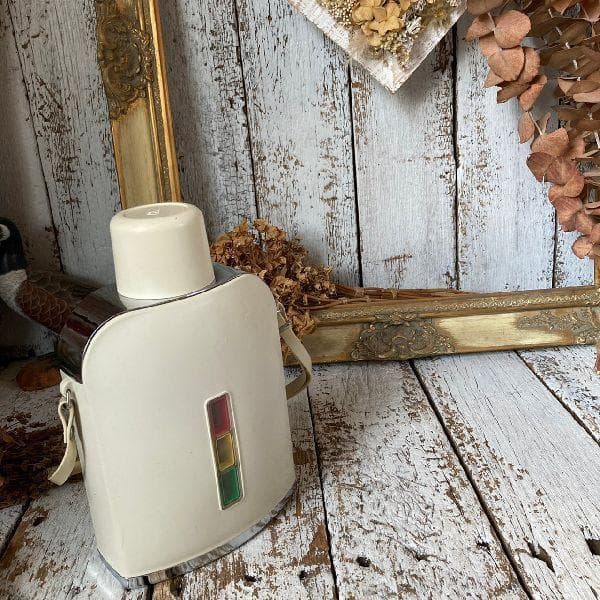 ヴィンテージ*象印*古い 魔法瓶 水筒*スペースエイジ*ビンテージ*レトロポップ