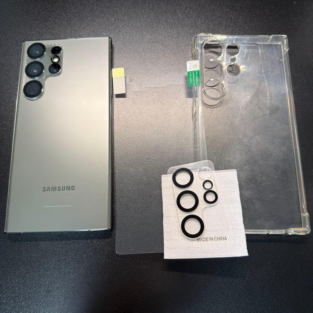 Galaxy S23 Ultra 256GB SIM フリー ケース カバー付き