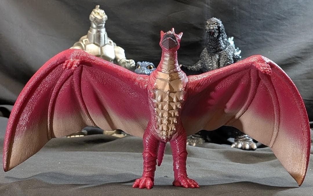 平成シリーズ「ゴジラvsメカゴジラ」（バンダイ）ソフビフィギュア４体セット