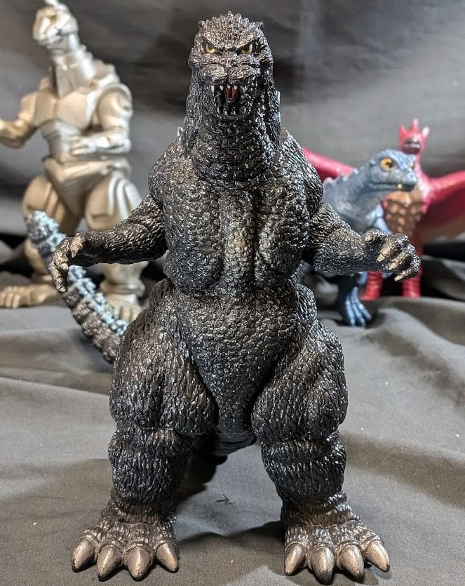 平成シリーズ「ゴジラvsメカゴジラ」（バンダイ）ソフビフィギュア４体セット