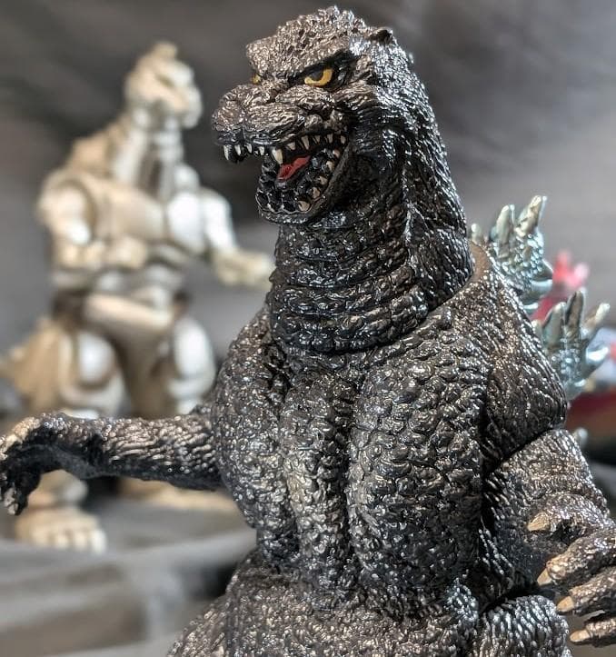 平成シリーズ「ゴジラvsメカゴジラ」（バンダイ）ソフビフィギュア４体セット