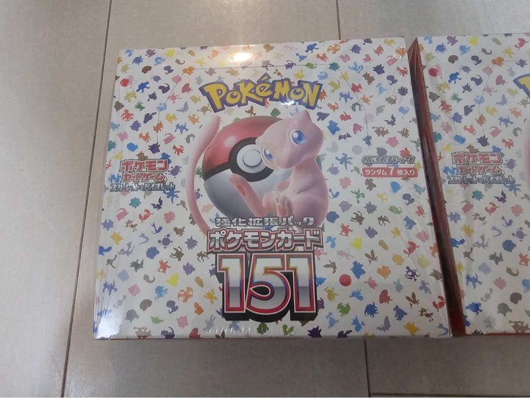 ポケモン　151 box シュリンク付き　絶版　ポケモンカード　廃盤品　ボックス