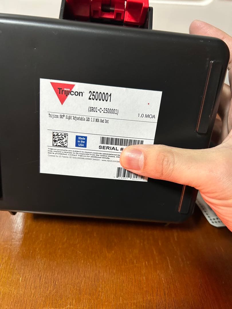 Trijicon SRO 1MOA & SCALAR WORKS1.57マウント