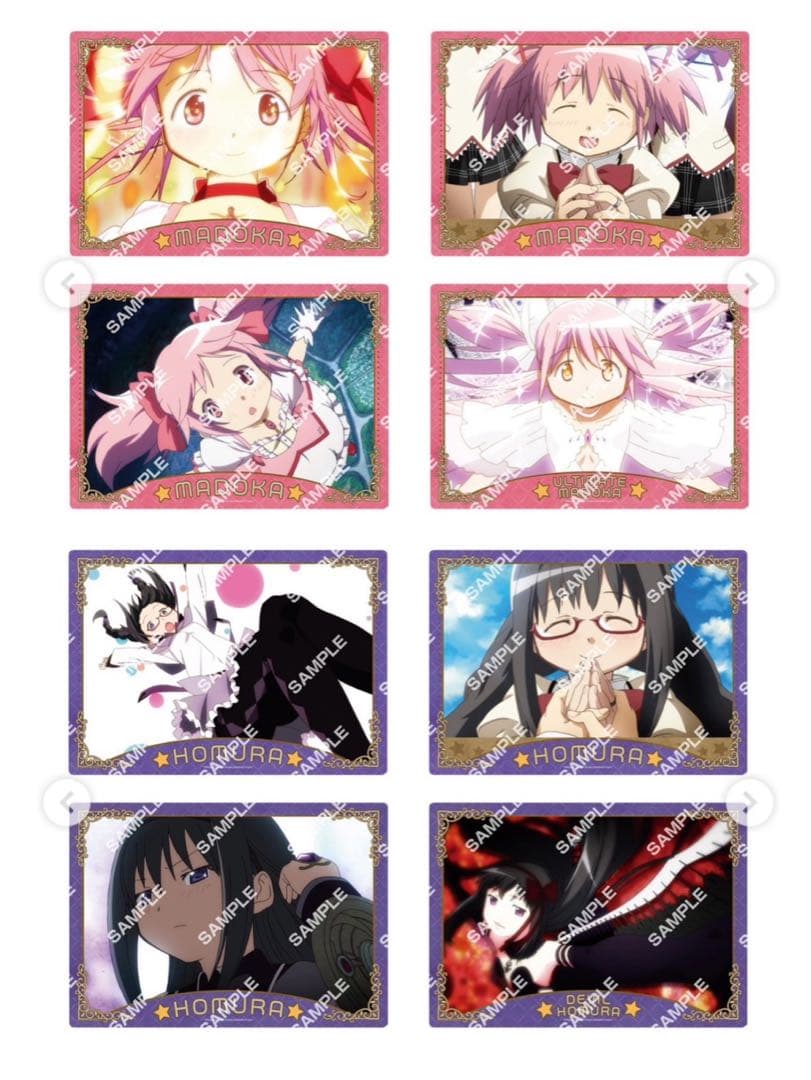 劇場版 魔法少女まどか☆マギカ[新編] クリアビジュアルポスター 全22種コンプ