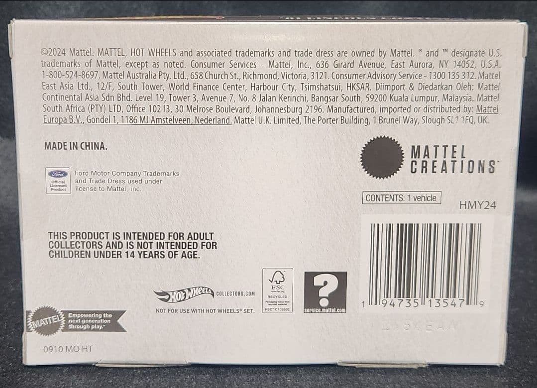ホットウィール RLC リンカーン '61 コンチネンタル 限定 1961