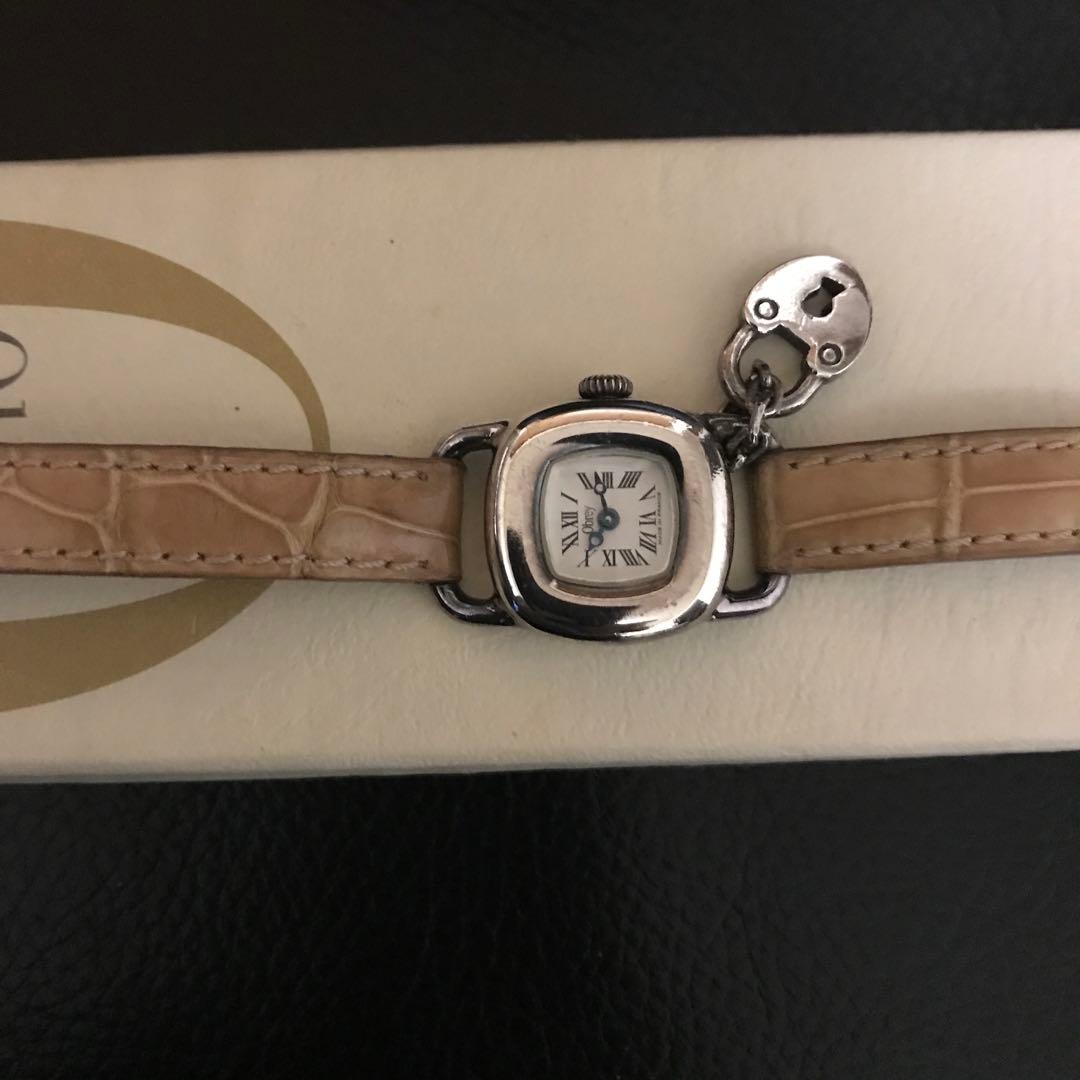 Obrey ハンドメイド　ソリッドシルバー　腕時計　フランス製　稼働中です。