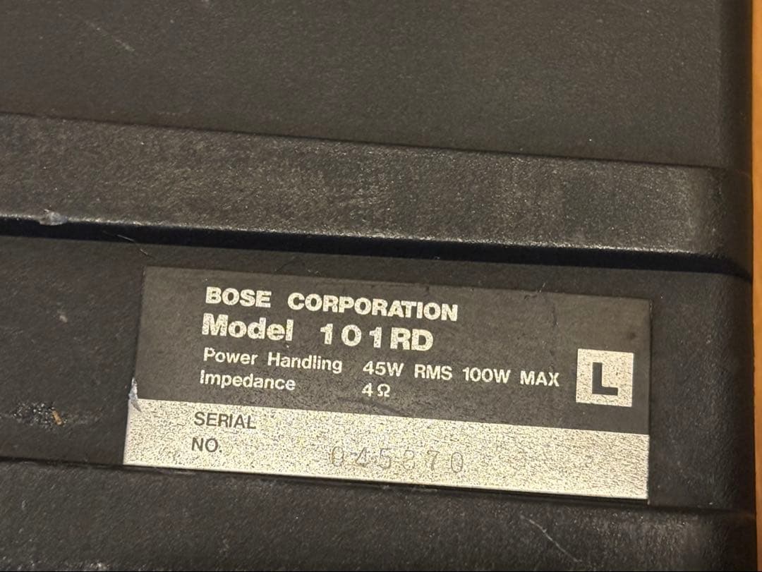 BOSE 101RD 2個1式 ペア